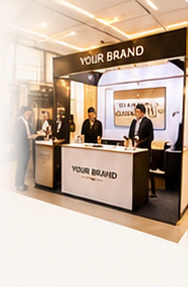 Exhibition stall with your brand